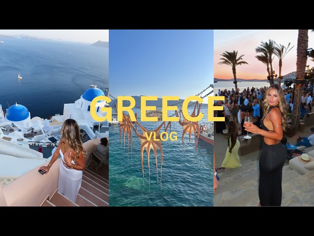 The ultimate Greece island hopping vlog 🇬🇷 |Paros, Mykonos & Athens