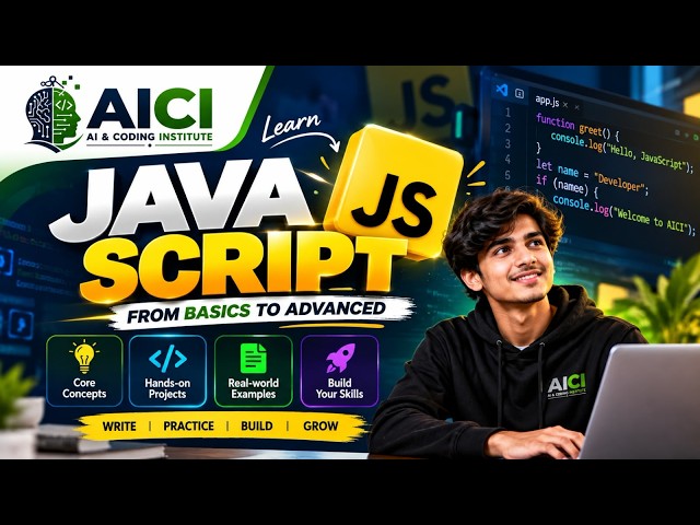 JavaScript Tutorial for Beginners | Introduction, Setup & Basics | Lecture 1