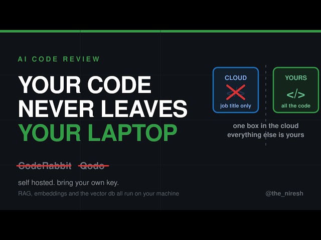 I built a private AI code reviewer because my client contract banned the others