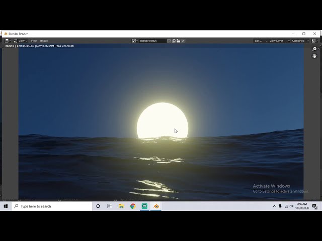 How to make an ocean in blender FAST