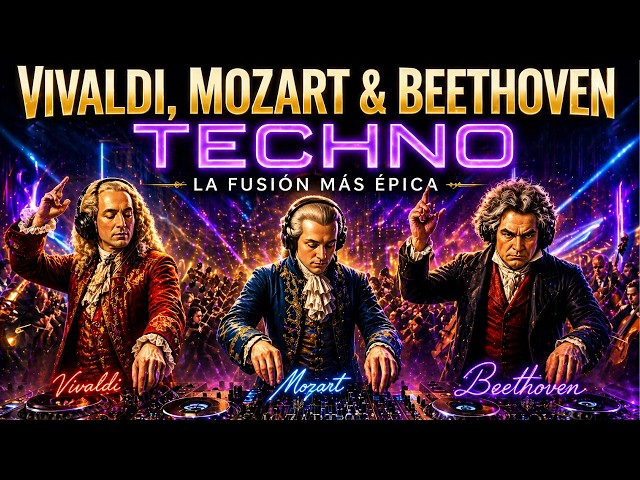 Vivaldi, Mozart & Beethoven 🎻⚡ | Una Experiencia Techno Inolvidable