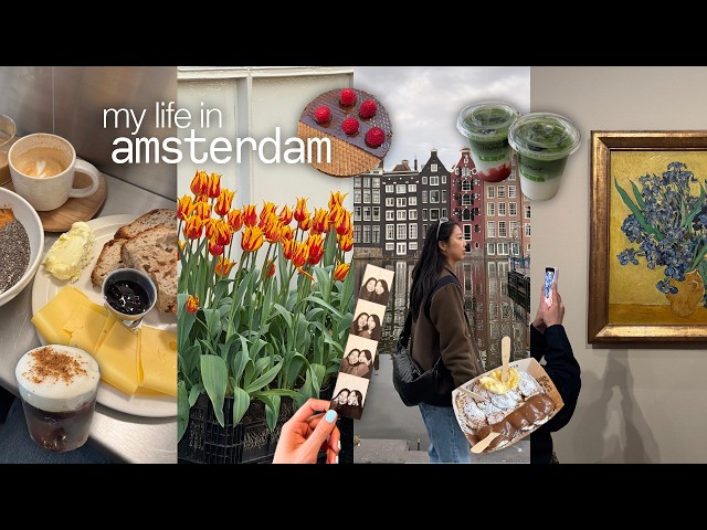 4 days in amsterdam 🌷 | cafes, museums, canals, living my pinterest dream
