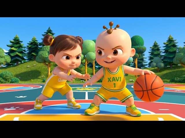 Basketball Fun & Safety Song | Sports Song for Kids | Balls for Kids | Xavi and Anna Sport Balls