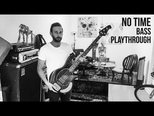 NEW LANGUAGE - No Time (Bass Playthrough with Matt Cohen)