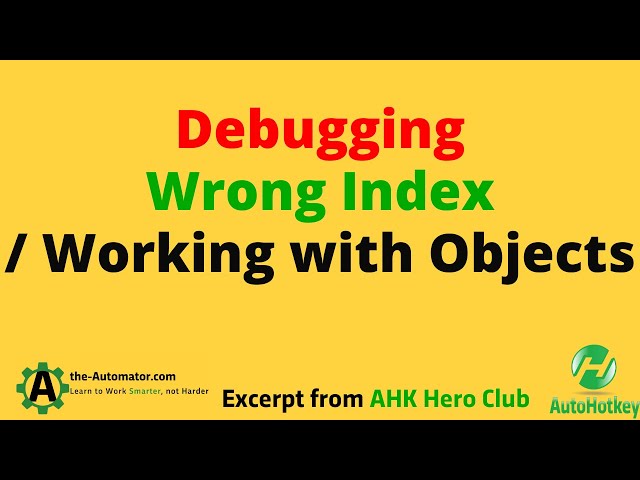 debugging wrong index and working with Objects  concat