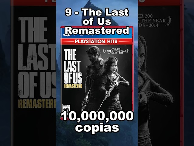 Los 10 juegos más vendidos de la PlayStation 4 (PS4)