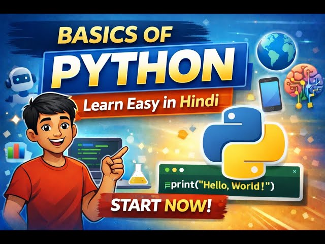 Python Programming Tutorial for Beginners | Step-by-Step in hindi