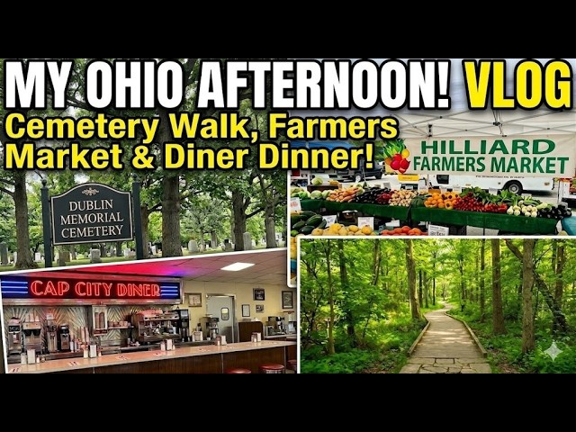 A Perfect Ohio Afternoon Vlog | History, Nature & Great Food! 🌳🍽️☀️