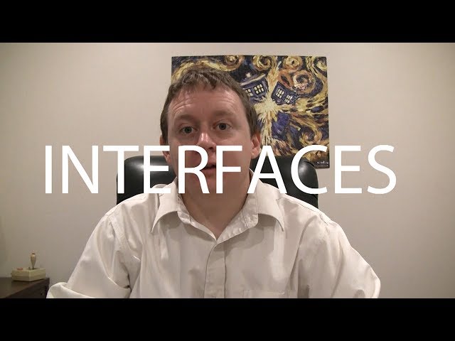 Fundamental concepts: What's an Interface?