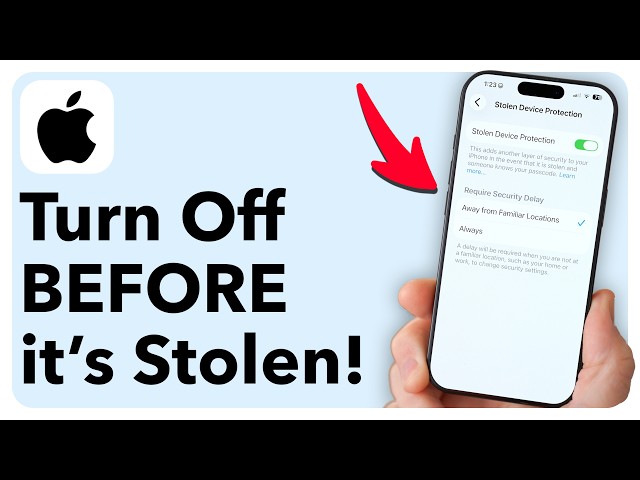 Turn Off These iPhone Settings Before Your iPhone Is Lost Or Stolen