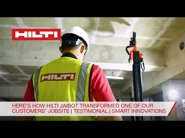 Hear how Kajima describes their experience with Hilti Jaibot | Testimonial | Smart Innovations