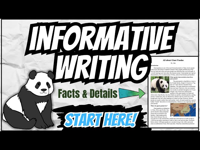 What is Informative Writing? | Informative Writing for Kids