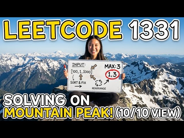 Sorting Isn’t Enough 😱 | LeetCode 1331 Java