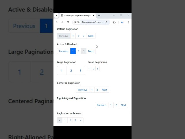 Master Bootstrap 5 Pagination in 60 Seconds!