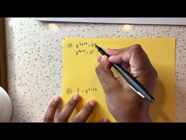 Solving Exponential Functions