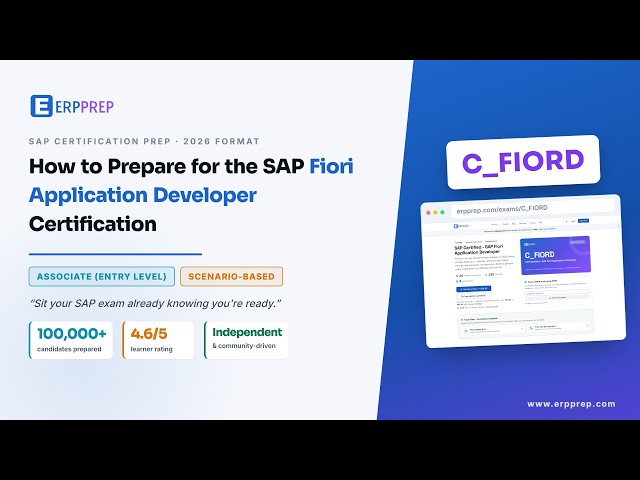 C_FIORD SAP Fiori Developer Exam Questions 2026 — Freestyle SAPUI5 vs Fiori Elements, 7 Real Answers