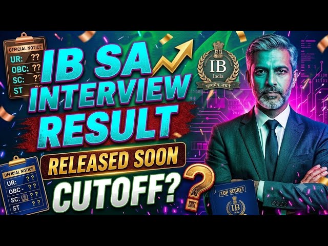 IB SA Result Date Out? 😱 | IB Security Assistant Final Cutoff & Result Release Date