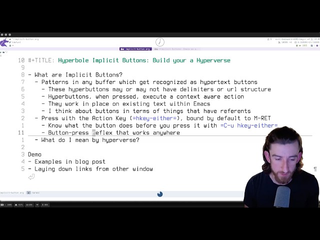 Hyperbole Implicit Buttons: Build your Hyperverse