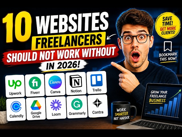 10 Websites Freelancers Should NOT Work Without in 2026 💻🔥