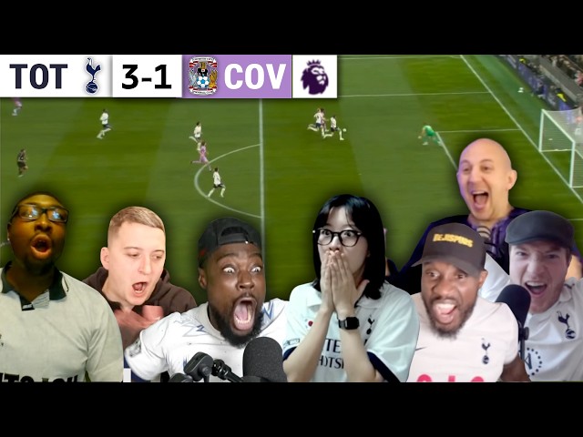 TOTTENHAM FANS CAN'T BELIEVE IT! 🎉 FIRST WIN SECURED In 2-1 COMEBACK vs COVENTRY! | REACTIONS