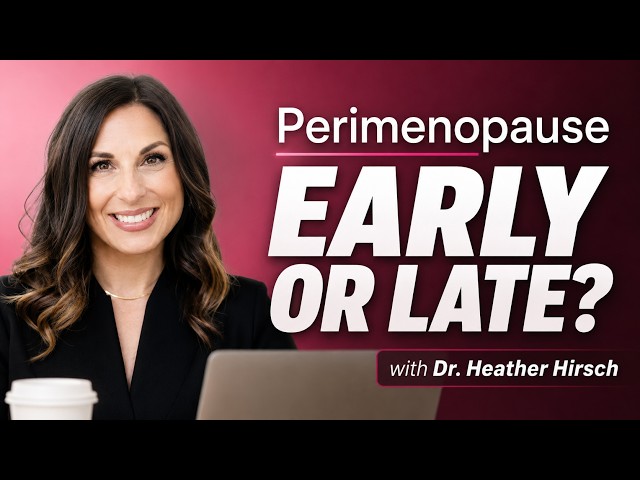 PERIMENOPAUSE: How To Tell If You Are In Early Or Late Perimenopause!