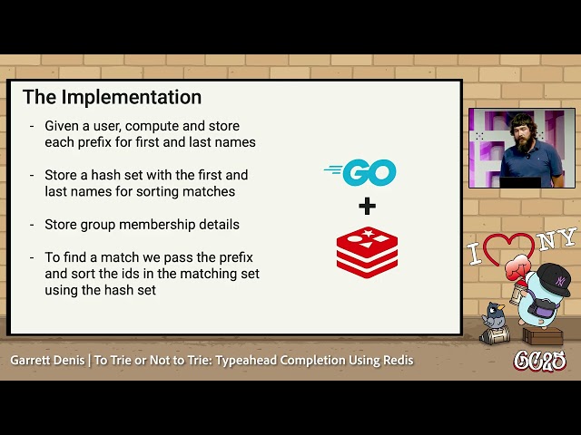 GopherCon 2025: To Trie or Not to Trie: Typeahead Completion Using Redis - Garrett Denis