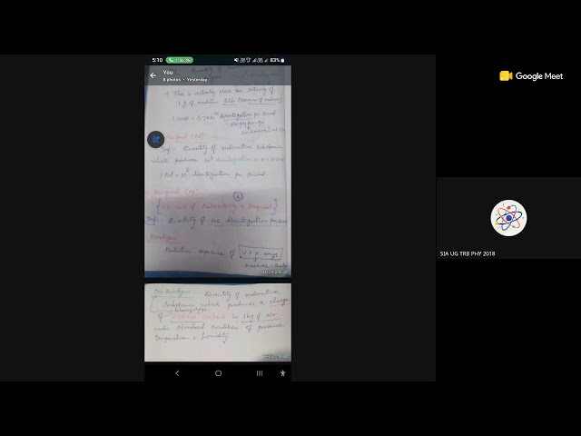 Unit  : 5/Atomic and nuclear physics/ug trb physics/Semmozhi IAS Academy