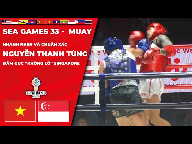 SEA Games 33 | Nhanh nhẹn quyết đoán Nguyễn Thanh Tùng thắng trước người khổng lồ Singapore