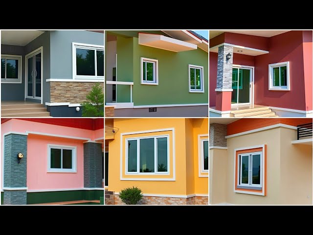 New 200 House Painting Colours Outside 2025 Latest Exterior Wall Paint Ideas & Color Combinations P2