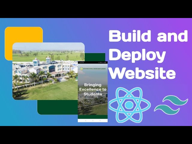 Build And Deploy A Complete Fully Responsive Website Using React JS + Tailwind CSS For Beginners