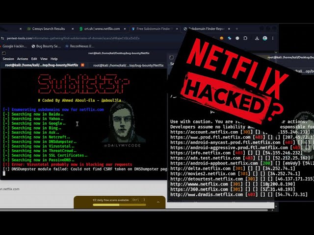 Hacking Netflix Legally | Live Bug Bounty Recon on HackerOne