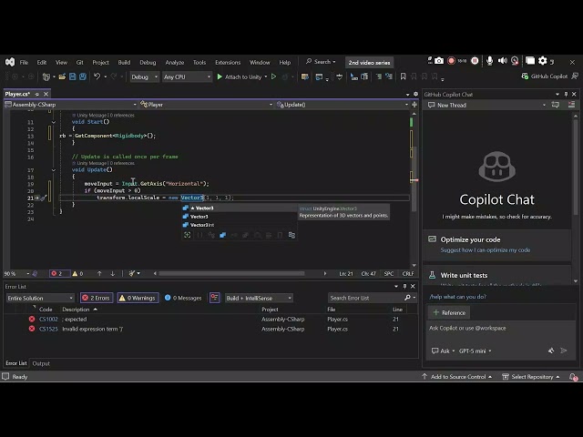 Making a 2d Platformer in Unity 6.3 - PART 2