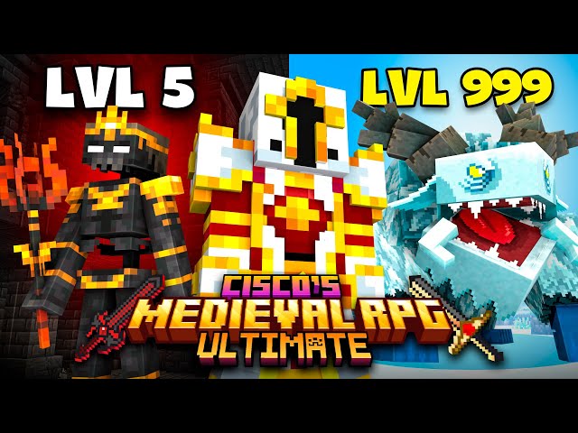 Sobreviví 100 días en Cisco's Medieval RPG en Minecraft