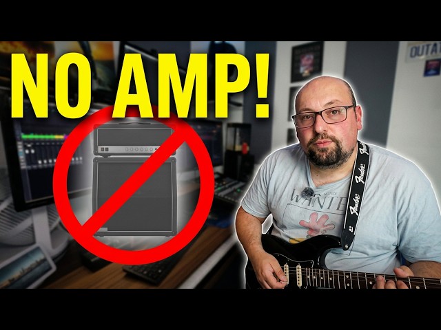 How to record an electric guitar at home without an amp!