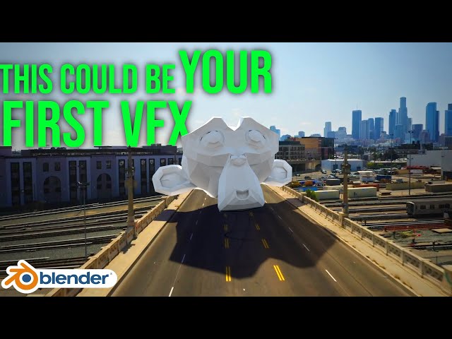 How to Make Your FIRST VFX Shot in Blender