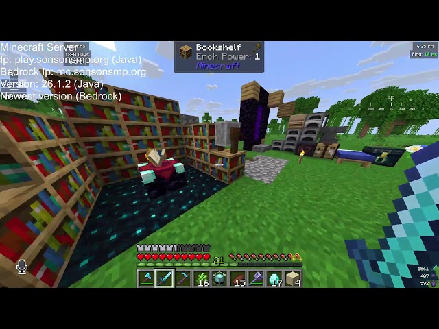 SonSonSMP Live! (You can join) Details in description or discord!