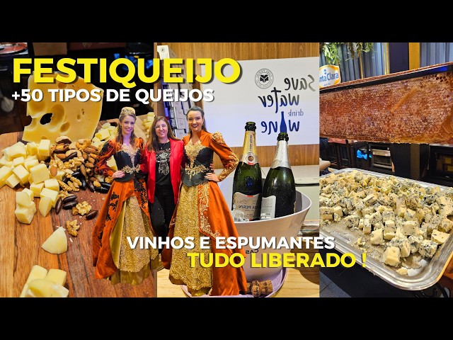 Festiqueijo in Carlos Barbosa, RS– Unlimited cheese, wine, and sparkling wine! 2026 Cheese Festival.