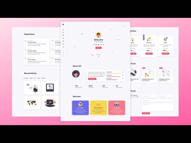 React Portfolio Website Tutorial From Scratch - Build & Deploy Responsive React JS Portfolio Website