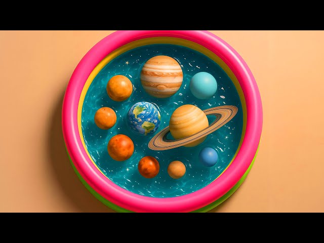 Kids Learn | Planets with Toys & Real Planets | Planets Names & Cool Facts | Learn Preschool