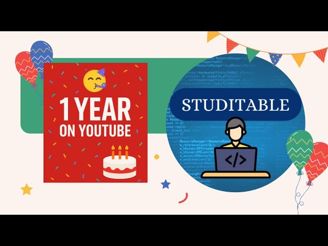 1 Year on YouTube! Celebrations and consistency 