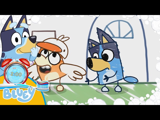 Bluey Quest 2 Minute Action Toothbrush timer with Music