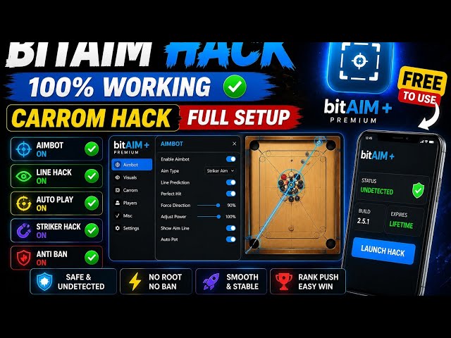 How to use free bitaim premium unlock😱😨