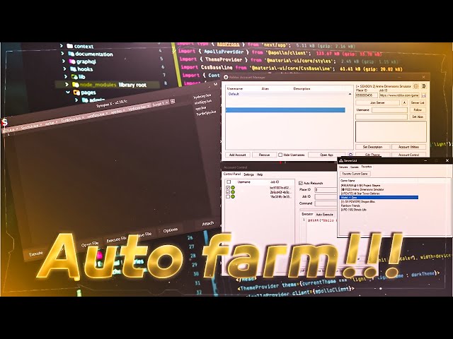 ToZx - How To Auto Farm All Night Without Crashing In Roblox!!! Autofarm! Leave On Overnight!