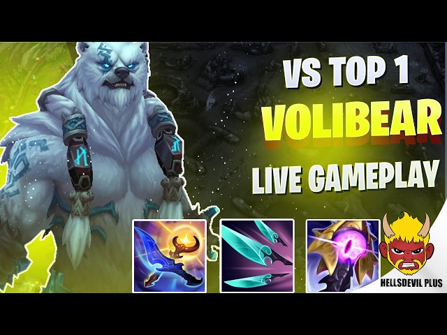 AP VOLIBEAR VS TOP 1 ZED! - Wild Rift HellsDevil Plus Gameplay