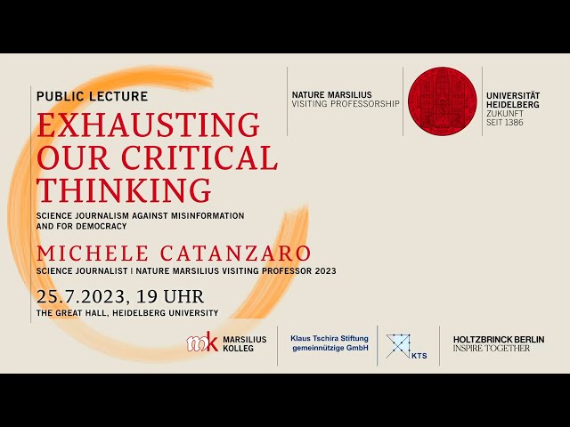 Exhausting our critical thinking. Science journalism against misinformation and for democracy