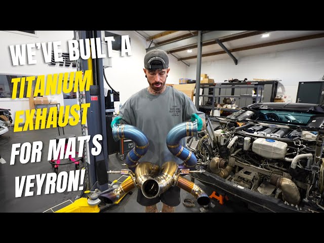 I BUILT MAT ARMSTRONG A TITANIUM EXHAUST FOR HIS BUGATTI
