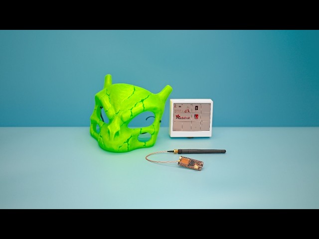 3D Hangouts –  IoT eInk Display, Candy Dispenser and Mewtwo Skull Mask