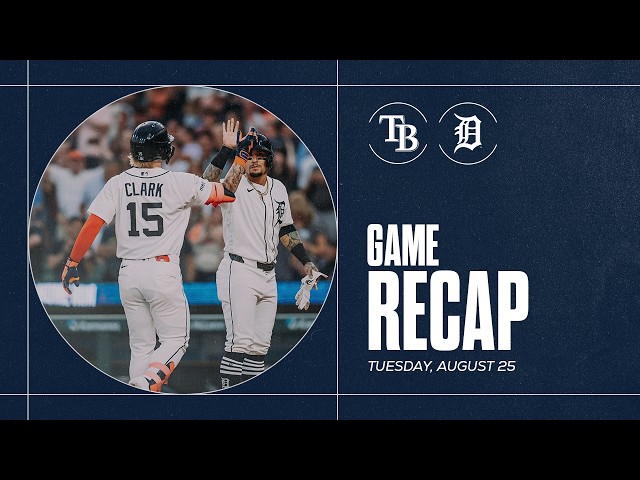 Rays vs. Tigers Game Highlights (8/25/26) | MLB Highlights