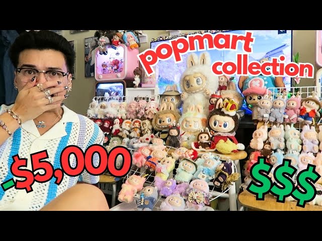 $5,000 POP MART Plushie Collection Tour! Labubu, Skullpanda & More