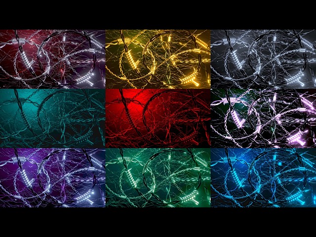 Organic Neural Web Collection | 9 Metallic Sci-Fi Seamless VJ Loops